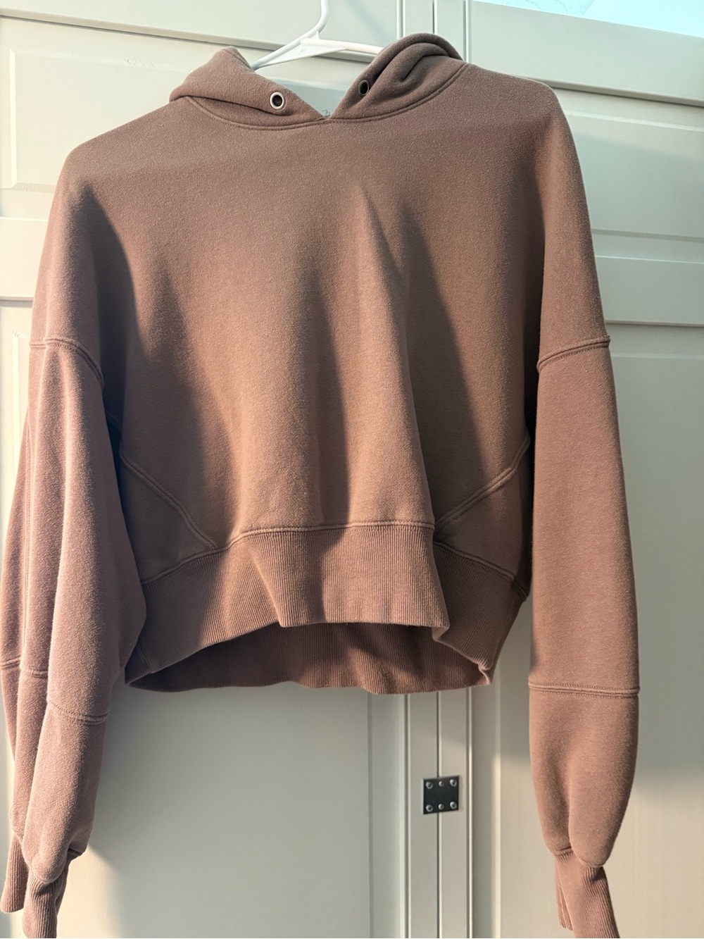 Abercrombie & Fitch Hoodie in Mauve Brown